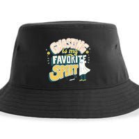 Ghosting Is My Favorite Sport Sustainable Bucket Hat