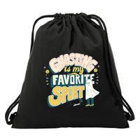 Ghosting Is My Favorite Sport Drawstring Bag
