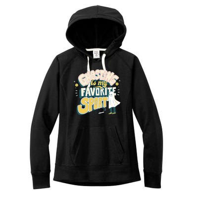 Ghosting Is My Favorite Sport Women's Fleece Hoodie