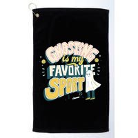 Ghosting Is My Favorite Sport Golf Towel