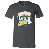 Ghosting Is My Favorite Sport V-Neck T-Shirt