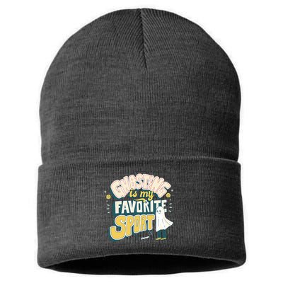 Ghosting Is My Favorite Sport Sustainable Knit Beanie