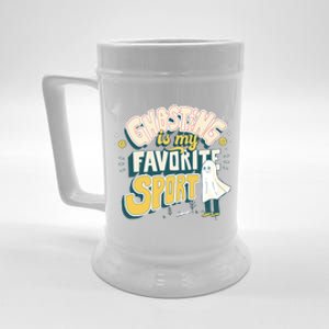 Ghosting Is My Favorite Sport Beer Stein