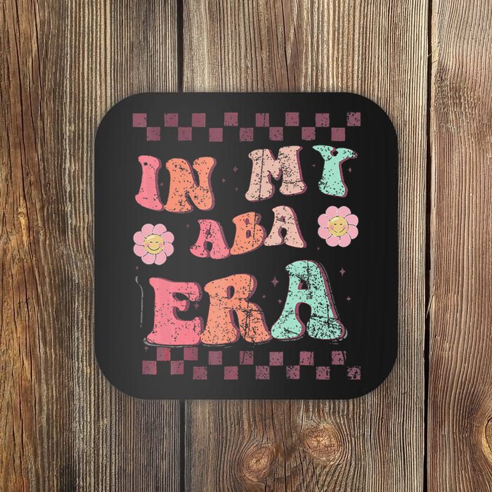 Groovy In My Aba Era Applied Behavior Analyst Aba Therapist Coaster