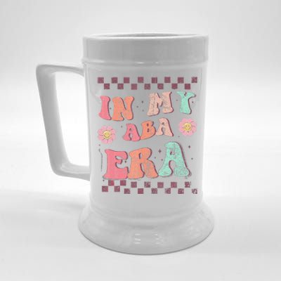 Groovy In My Aba Era Applied Behavior Analyst Aba Therapist Beer Stein