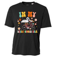 Groovy In My Silly Goose Era Funny Duck Saying Goose Meme Cooling Performance Crew T-Shirt