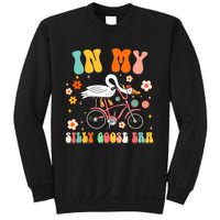 Groovy In My Silly Goose Era Funny Duck Saying Goose Meme Sweatshirt