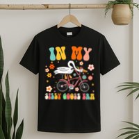 Groovy In My Silly Goose Era Funny Duck Saying Goose Meme T-Shirt
