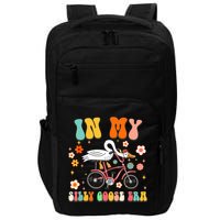 Groovy In My Silly Goose Era Funny Duck Saying Goose Meme Impact Tech Backpack