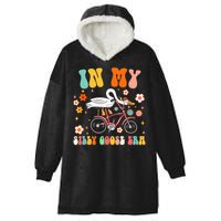 Groovy In My Silly Goose Era Funny Duck Saying Goose Meme Hooded Wearable Blanket