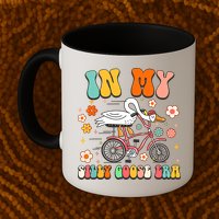 Groovy In My Silly Goose Era Funny Duck Saying Goose Meme Mug