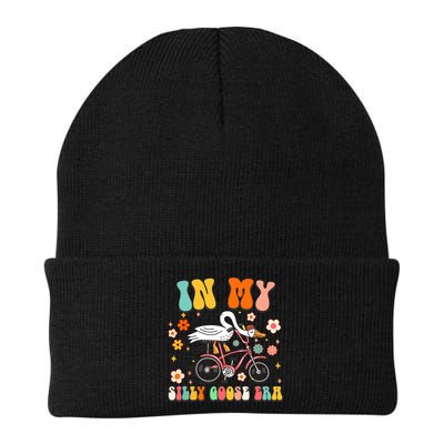 Groovy In My Silly Goose Era Funny Duck Saying Goose Meme Beanie