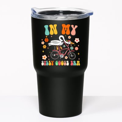 Groovy In My Silly Goose Era Funny Duck Saying Goose Meme Tumbler