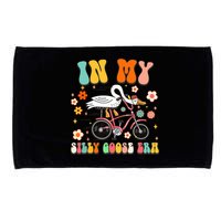 Groovy In My Silly Goose Era Funny Duck Saying Goose Meme Microfiber Hand Towel