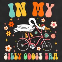 Groovy In My Silly Goose Era Funny Duck Saying Goose Meme Microfiber Hand Towel