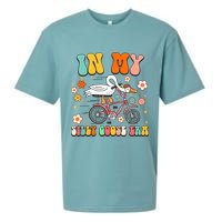 Groovy In My Silly Goose Era Funny Duck Saying Goose Meme Sueded Cloud Jersey T-Shirt