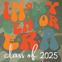 Groovy In My Senior Era Class Of 2025 Cute Graduation Party Legacy Tie Dye Trucker Hat