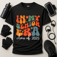 Groovy In My Senior Era Class Of 2025 Cute Graduation Party Performance Shirt