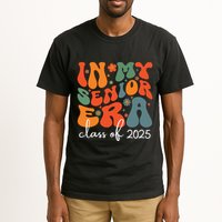 Groovy In My Senior Era Class Of 2025 Cute Graduation Party Tall T-Shirt