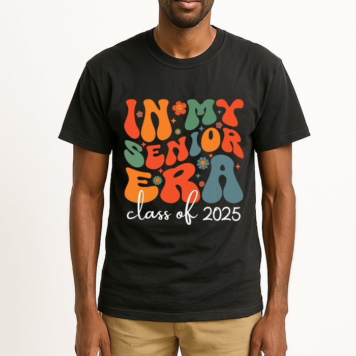 Groovy In My Senior Era Class Of 2025 Cute Graduation Party Tall T-Shirt