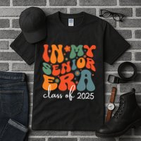 Groovy In My Senior Era Class Of 2025 Cute Graduation Party Tall T-Shirt