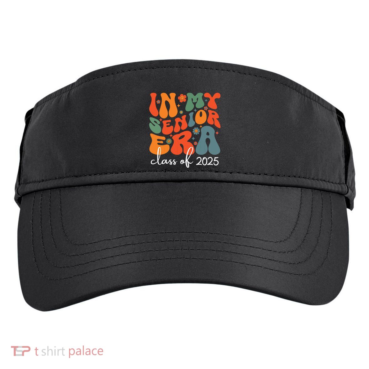 Groovy In My Senior Era Class Of 2025 Cute Graduation Party Adult Drive Performance Visor