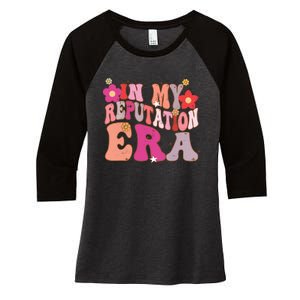 Groovy In My Reputation Era Women's Tri-Blend 3/4-Sleeve Raglan Shirt