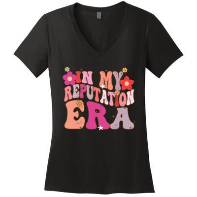 Groovy In My Reputation Era Women's V-Neck T-Shirt