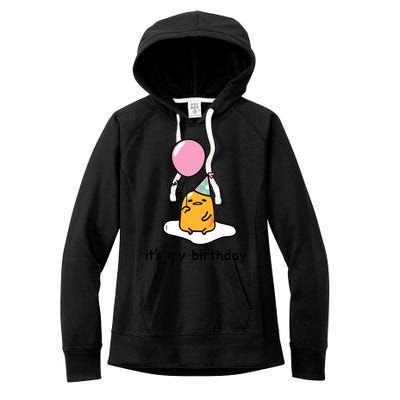 Gudetama It's My Birthday Women's Fleece Hoodie