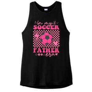 Groovy In My Soccer Father Era Matching Family Cool Gift Ladies PosiCharge Tri-Blend Wicking Tank