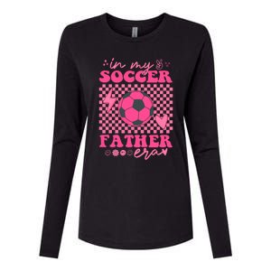 Groovy In My Soccer Father Era Matching Family Cool Gift Womens Cotton Relaxed Long Sleeve T-Shirt