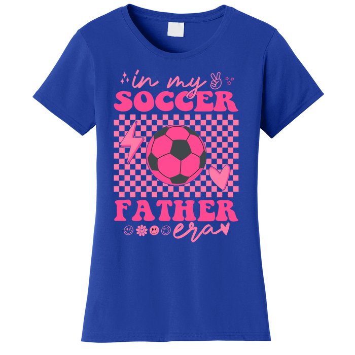 Groovy In My Soccer Father Era Matching Family Cool Gift Women's T-Shirt