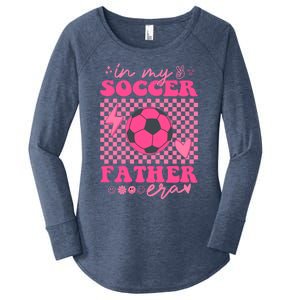 Groovy In My Soccer Father Era Matching Family Cool Gift Women's Perfect Tri Tunic Long Sleeve Shirt