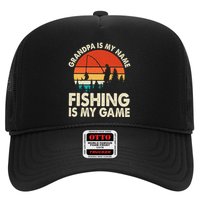 Grandpa Is My Name Fishing Is My Game Hat