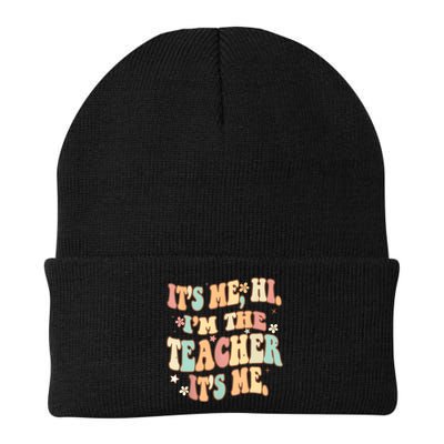 Groovy Its Me Hi Im The Teacher It’s Me Funny Teacher Quote Beanie