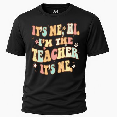 Groovy It's Me Hi I'm The Teacher It's Me Funny Teacher Performance Shirt