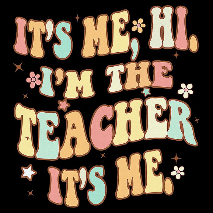 Groovy It's Me Hi I'm The Teacher It's Me Funny Teacher Impact Tech Backpack