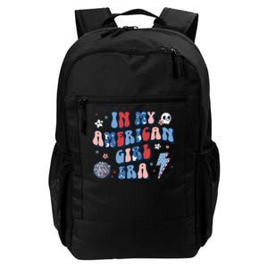 Groovy In My American Girl Era Retro 4th Of July Fourth Gift Daily Commute Backpack