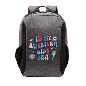 Groovy In My American Girl Era Retro 4th Of July Fourth Gift Vector Backpack