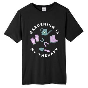 Gardening Is My Therapy Premium Tall Fusion ChromaSoft Performance T-Shirt