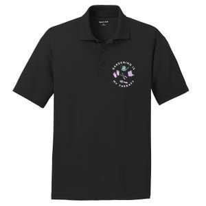 Gardening Is My Therapy Premium PosiCharge RacerMesh Polo