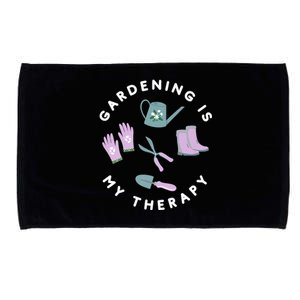 Gardening Is My Therapy Premium Microfiber Hand Towel