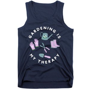 Gardening Is My Therapy Premium Tank Top