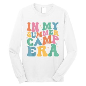 Groovy In My Summer Camp Era Retro Summer Camper Long Sleeve Shirt