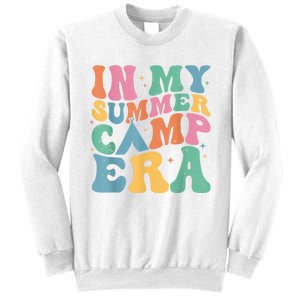 Groovy In My Summer Camp Era Retro Summer Camper Sweatshirt