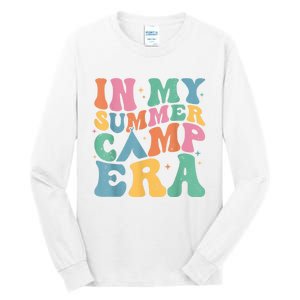 Groovy In My Summer Camp Era Retro Summer Camper Tall Long Sleeve T-Shirt