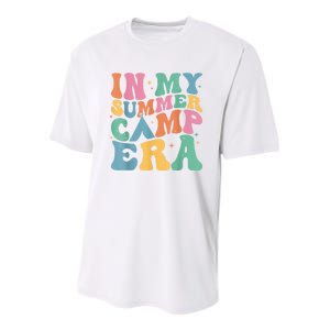 Groovy In My Summer Camp Era Retro Summer Camper Youth Performance Sprint T-Shirt