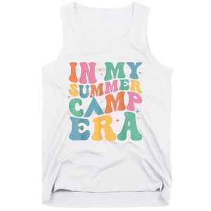 Groovy In My Summer Camp Era Retro Summer Camper Tank Top