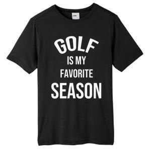 Golf Is My Favorite Season Player Golfing Supporter Retro Tall Fusion ChromaSoft Performance T-Shirt