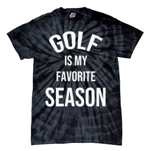 Golf Is My Favorite Season Player Golfing Supporter Retro Tie-Dye T-Shirt